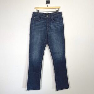 Outpost Makers Buckle Jeans Candiani Relaxed Straight Denim Mens‎ Size 32x36